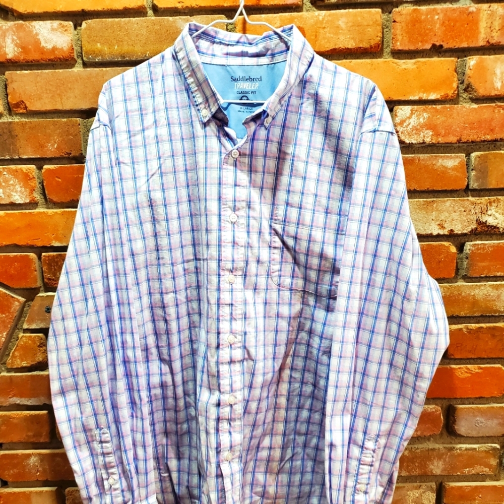 Saddlebred Traveler Classic Fit XL Long Sleeve Shirt